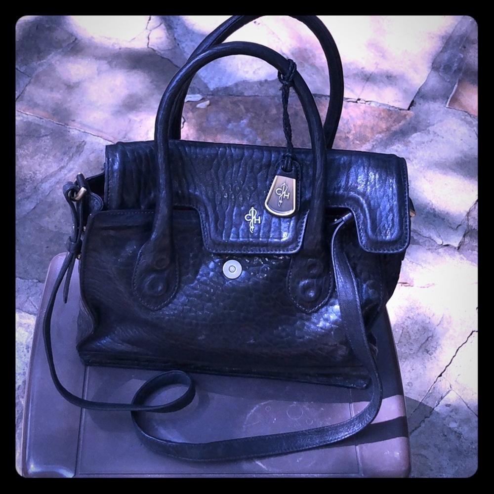 Cole Haan black leather Shoulder bag